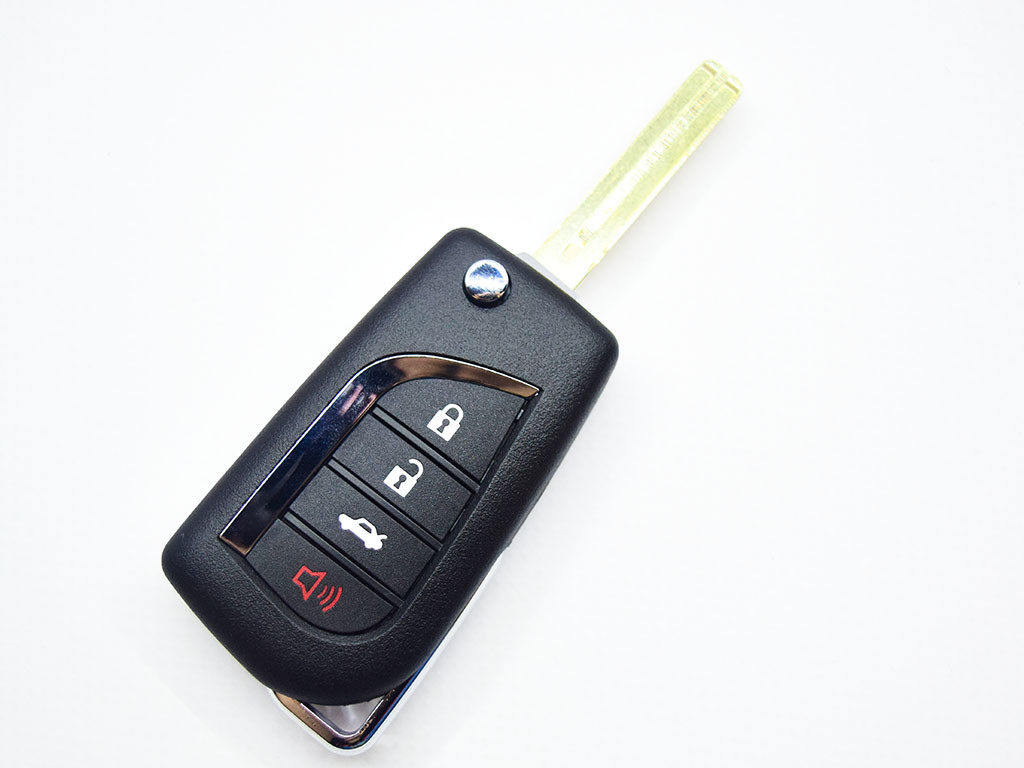 Викидний ключ Toyota Camry, Corolla, 315 Mhz, HYQ12BFB, 8A (H chip), 3+1 кнопки, лезо TOY48