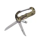 Тактичний карабін ніж Traveler Кемпінг, Альпінський Карабін, Крюк, LED ліхтарик, фото 8