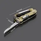 Тактичний карабін ніж Traveler Кемпінг, Альпінський Карабін, Крюк, LED ліхтарик, фото 2