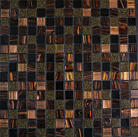 Мозаика стеклянная SICH 135 в бассейн, хамам, душ поддон 32,7х32,7см