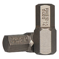 10 мм Біта шестигранна (HEX) 12 мм, L = 30 мм (FORCE 1743012)