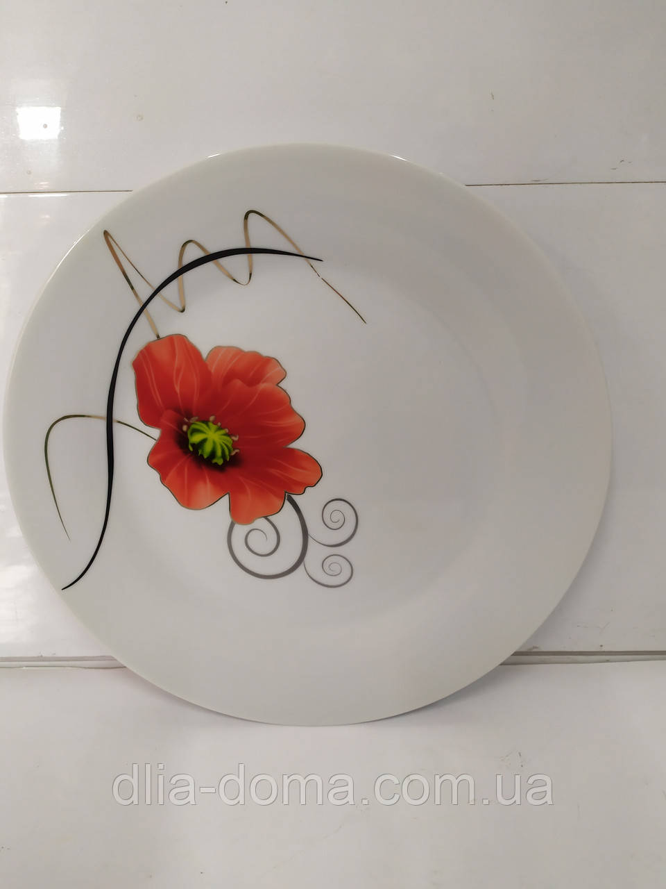 Тарелка мелкая  №9  " Мак  "О 23см  30002-1472, фото 1