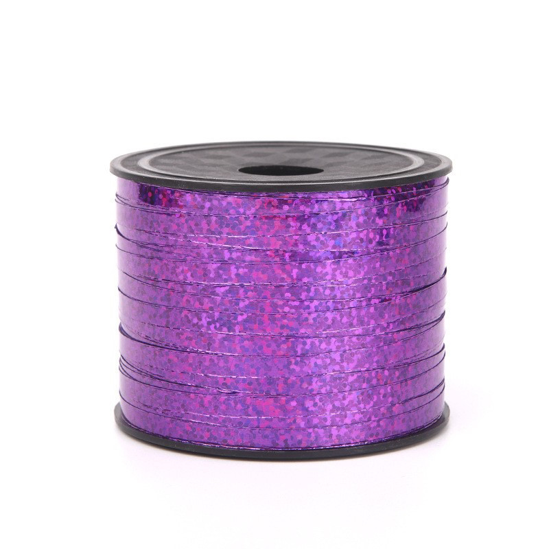 Стрічка подарункова голограма фіолетова, 100 м, фото 1