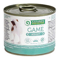 Корм Nature's Protection Adult Game влажный с дичью для взрослых собак всех пород 200 гр BB, код: 8452186