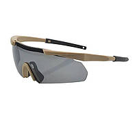 Очки ESS защитные с 3 комплектами линз 3 мм Койот Защитные тактические очки ESS Койот