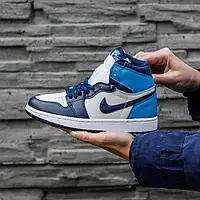 Retro1 Blue/White