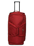 Сумка на колесах велика L червона 75х34х36см/88л/2.7кг/Madisson 214-72, фото 2