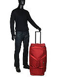 Сумка на колесах велика L червона 75х34х36см/88л/2.7кг/Madisson 214-72, фото 10