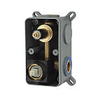 Душова система з тропічним душем VENTA BR625SB прихованого монтажу квадратна чорна матова, фото 2