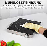 Переносна компактна настільна електроплита (електроплитка) на 1 конфорку Profi Cook інфрачервона плита, фото 4