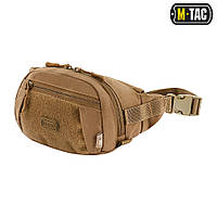 Тактическая M-Tac сумка Companion Bag Small Dark Coyote, сумка бананка койот, военная сумка на пояс М-Так