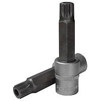 1/2" Головка-бита Spline з отвором М16, L = 100 мм (FORCE 34810016T)