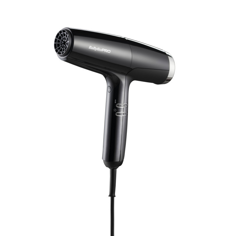 Фен для волосся BaByliss PRO Falco Black/Silver BAB8550BE