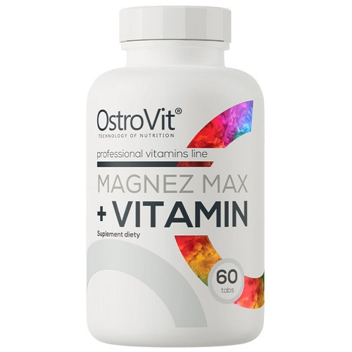 Вітаміни OstroVit Magnez MAX + Vitamin (60 таблеток.)