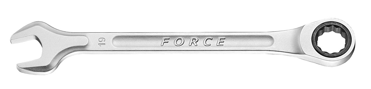 Ключ ріжково-накидний тріскачковий 18 мм, L = 233 мм (FORCE 75718)
