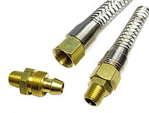 Перехідник із пружиною для шланга (зовнішня різь) 10х14 мм (Sumake FD 10145 1/4" PT)