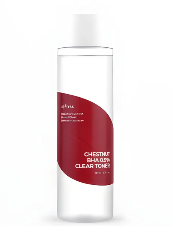 Очисний тонер з BHA-кислотою IsNtree Chestnut BHA 0.9% Clear Toner 200 мл