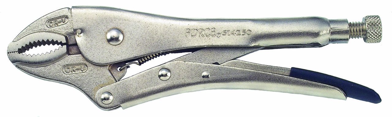 Затискач із фіксатором 10", L = 250 мм (FORCE 614250)
