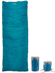 Літній спальний мішок-ковдра Pinguin Travel PFM 190, Right Zip (Petrol)