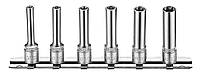 1/4" Набор головок глубоких Е-профиль 6 пр. (FORCE 2062)