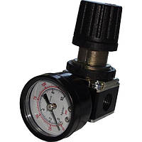 1/4" Регулятор тиску з манометром для пневмосистеми (Sumake SA-20102A)