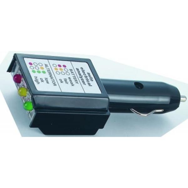 Тестер АКБ від прикурювача 12 В (FORCE 88424)