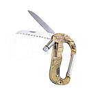 Тактичний карабін ніж Traveler Кемпінг, Альпінський Карабін, Крюк, LED ліхтарик, фото 9