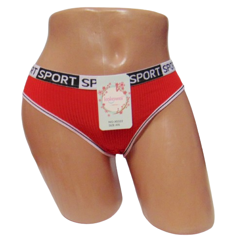 Труси в рубчик Kokowei 0322 2XL червоні