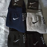 Носки мужские NIKE, спортивные, махровые, средней высоты, размер 41-44