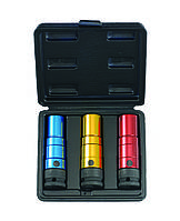 1/2" Набір головок гідравлічних для коліс 3 пр. (FORCE 4035)