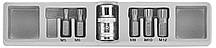 1/2" Набір біт Spline 10 мм 6 пр. (М5-М12) (FORCE 4066)