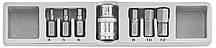 1/2" Набір біт 6-г. 10 мм 7 пр. (4-12 мм) (FORCE 4075)