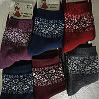 Женские махровые носочки, 70% хлопок, р.23-25, производитель Украина, разные расцветки.