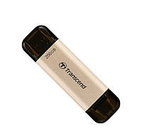 Флеш-накопитель Trancend JetFlash 930C 256GB (USB 3.2/Type-C) Gold