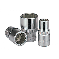1/4" Головка дванадцятигранна 4 мм, L = 25 мм (FORCE 52904)