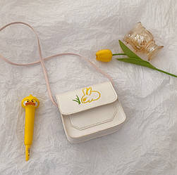 Сумочка дитяча через плече з малюнком Бежевий