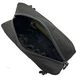 Чоловіча сумка бананка маленька на пояс тактична, мультикам з трикотажною вставкою, матеріал Оксфорд, фото 5