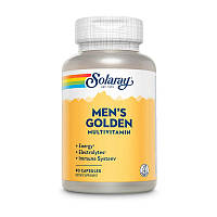 Чоловічі вітаміни та мінерали Solaray Men`s Golden Multivitamin 90 caps