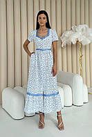 Женское платье из муслиновой ткани 44-50 размеры