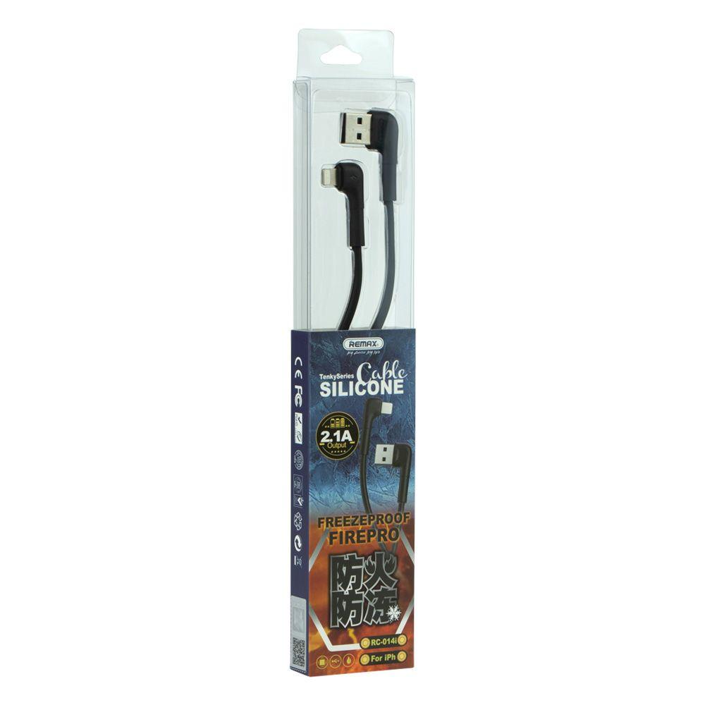 Кабель USB Remax RC-014i Tenky Lightning Колір Чорний