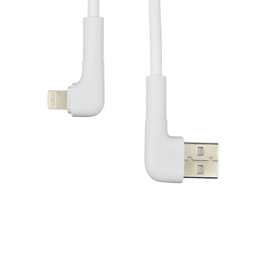 Кабель USB Remax RC-014i Tenky Lightning Колір Бiлий
