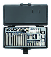 1/4, 3/8 і 1/2" Набір біт і головок Е-профіль (Torx) 35 пр. (FORCE 4352)