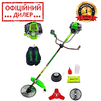 Мотокоса PROFI-TEC PT-5700 Pro Extra Power (леска/нож 430/255 мм) Бензокоса для травы