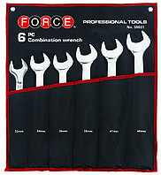 Набір ключів ріжково-накидних на полотні 6 пр. (32 — 46 мм) (FORCE 50651)