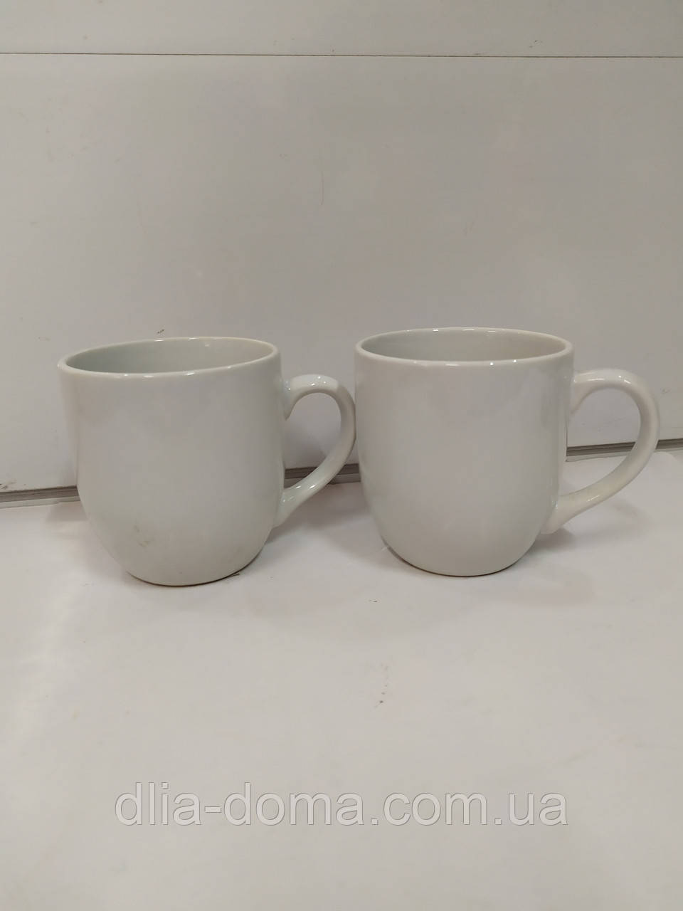 Чашка белая керамическая  300 мл  О 8.5см  Н 9см  13621-02, фото 1