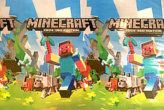 Скатертина поліетиленова 03 - Комп'ютерна гра "Майнкрафт"