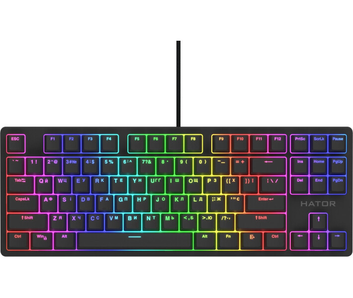 Клавіатура HATOR Rockfall 2 Optica TKL (HTK-730) Black