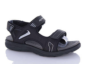 Підліткові босоніжки на липучках, сандалі для хлопчиків EEB.b розмір 40