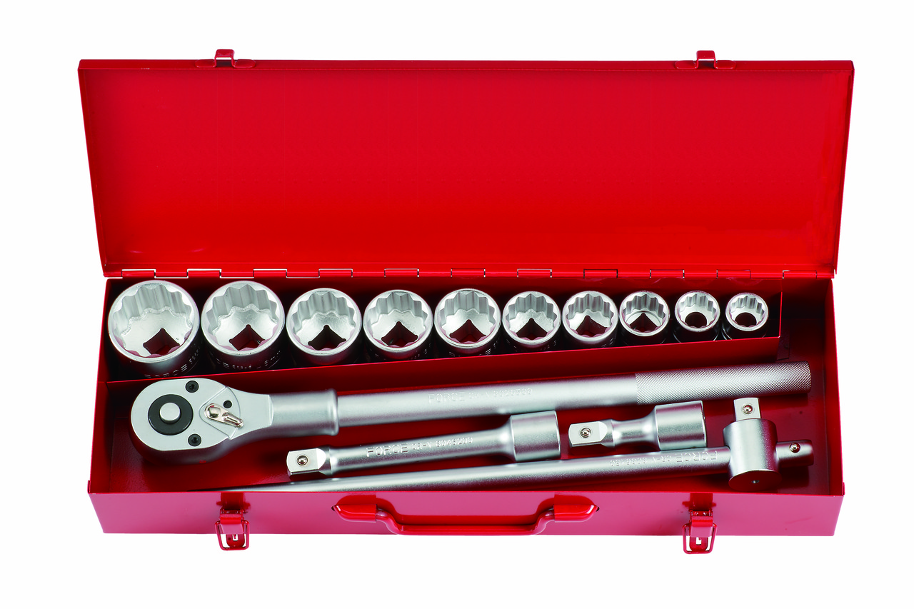 3/4" Набір інструменту 12-г. 14 пр. (22-50 мм) (FORCE 6141)