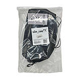 Чоловіча сумка бананка маленька на пояс тактична, мультикам блек з трикотажною вставкою, матеріал Кордура, фото 7